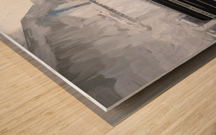 1965 Black Ford Falcon Sprint X2 6 Wood print