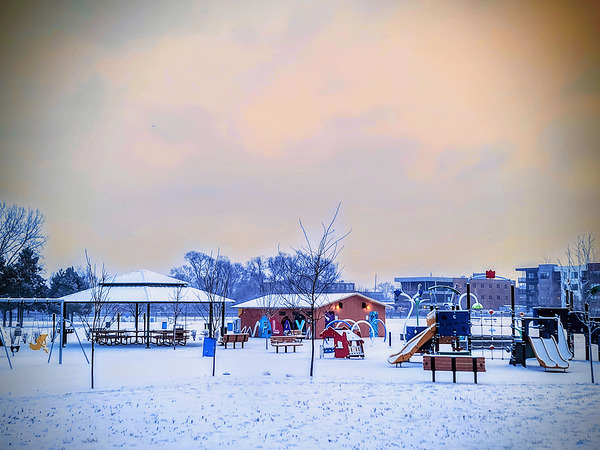 Snowy Playground Digital Download