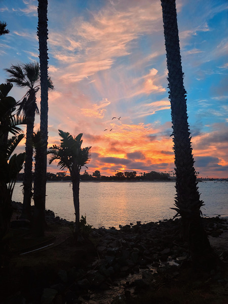 Sunset Paints the Sky in Fire Digital Download