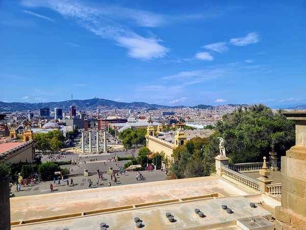 The Pulse of Catalunya: Barcelona View from Museum of Catalan Visual Arts Digital Download
