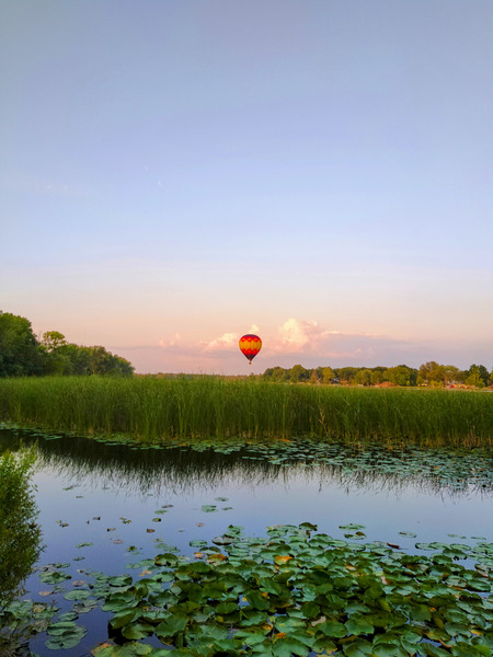 Balloon Over Long Lake Digital Download