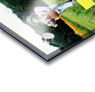 Tractor and Scarecrow: Whimsy on the Windrows Acrylic print