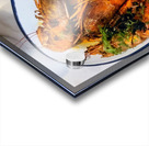 Cilantro & Smoke: A Portrait of Bold Simplicity Impression Acrylique