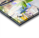 The Emerald Pour Acrylic print