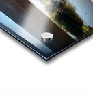 Spider Web on Bridge at Sunrise – Nature Framed in Stillness 2 Acrylic print