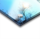 Swan Yoga Morning Stretch Acrylic print