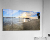 Panoramic San Diego Sunset on the Beach  Acrylic Print