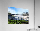 From the Edge: Serenity Meets Momentum at Paterson Great Falls Acrylic Print