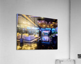 Neon Eden: Sanctuary of Modern Elegance Acrylic Print