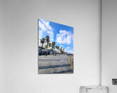 Sun-Kissed Horizons: Barcelona Beach Acrylic Print