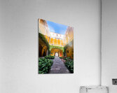 Courtyard of Legacy: Archives of  the Crown of Aragon Acrylic Print