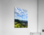 Sunlit Hometown Acrylic Print