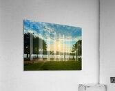 Sunset Reflections from the Quiet Side of the World Acrylic Print