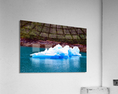 No Man is an Island Iceberg Acrylic Print