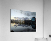 Calm Along River Quay 1 Acrylic Print