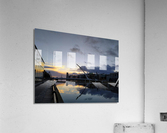 Calm Along River Quay 1B Acrylic Print