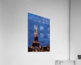 Eiffel Tower at Night 2 Impression acrylique