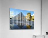 I Louvre Reflections Acrylic Print