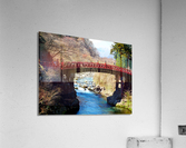 Water Under the Japanese Bridge Acrylic Print