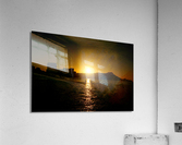 Paddle Board Sunrise Acrylic Print