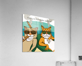 BadCatz Beach Bums 1B Acrylic Print