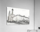 Murat Shriners Centre in Grayscale Acrylic Print