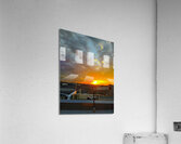  Runway Sunset Acrylic Print