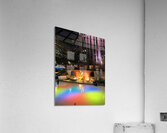 Color on Ice: Rockefeller Nights Acrylic Print