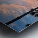 Sunset Paints the Sky in Fire Metal print