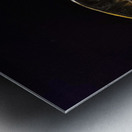 Aged Gold in a Crystal Cage Metal print