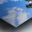 Sun-Kissed Horizons: Barcelona Beach Metal print