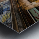 Streets of Barcelona: Where Stories Sneak Between Walls Impression metal