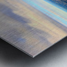 Tides of Perspective: An Elevated Gaze over Boston Bay Metal print