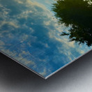 Sunset Reflections from the Quiet Side of the World Metal print