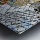 In Louvre with the View 2B Metal print