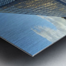 I Louvre Reflections Metal print