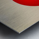 Big Red Dot Metal print