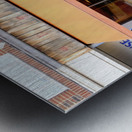 Bath Tub Seating Optional Metal print