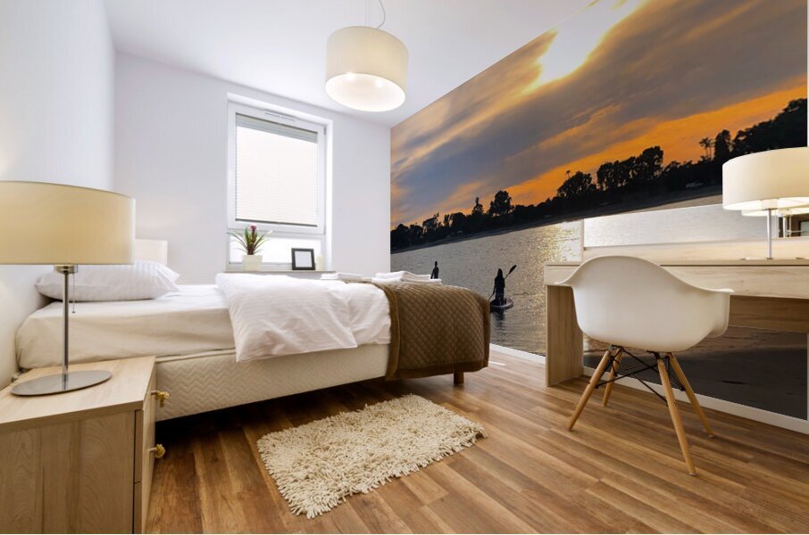 Drifting Toward a Painted Sky Mural print