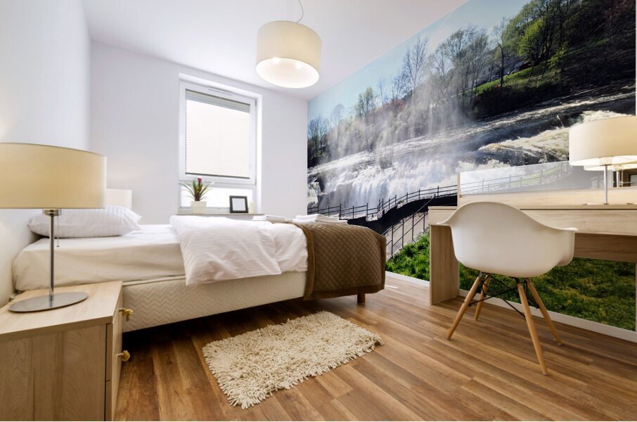 A Moment Between Moments at Paterson Great Falls Historic National Park Impression murale