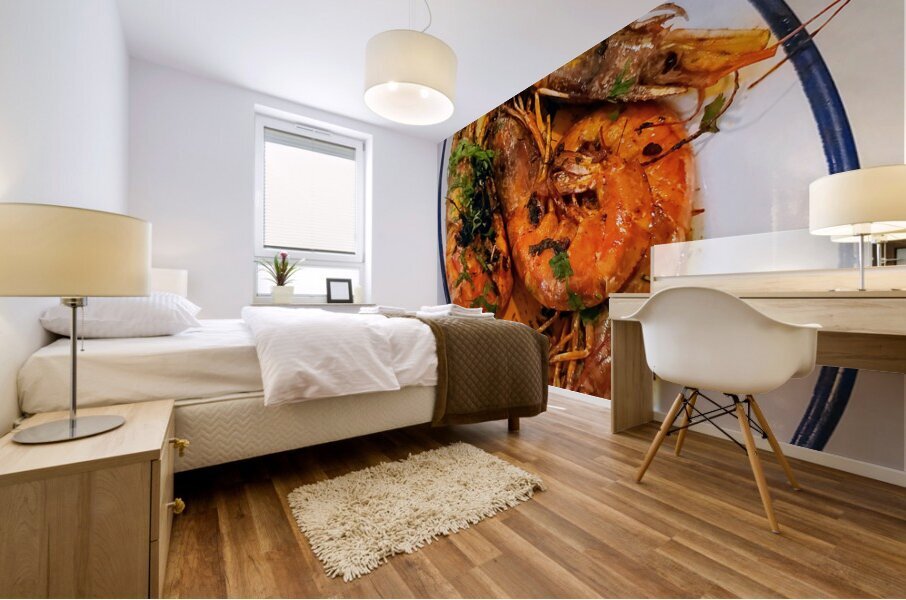 Cilantro & Smoke: A Portrait of Bold Simplicity Impression murale