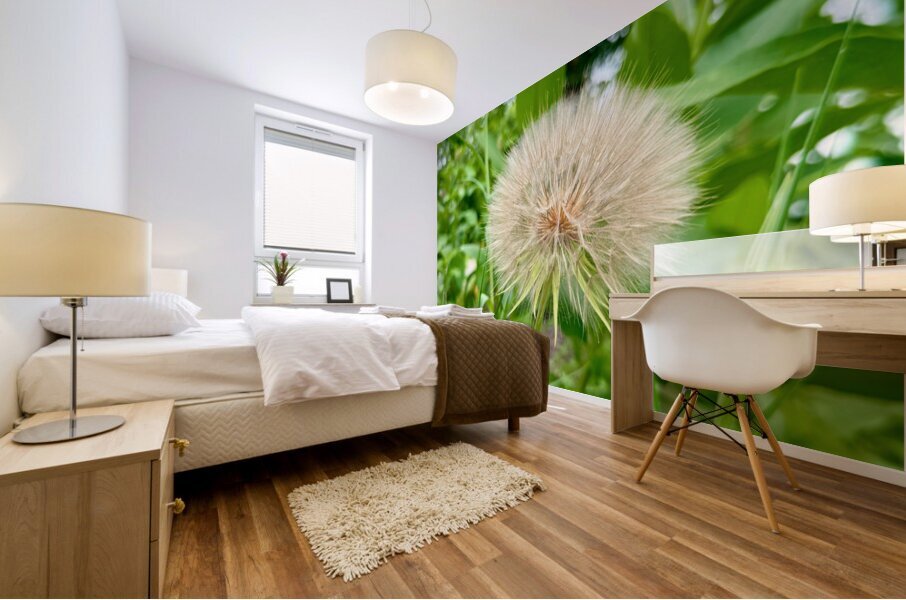 The Last Wishkeeper: Holding Dreams Before the Wind Mural print