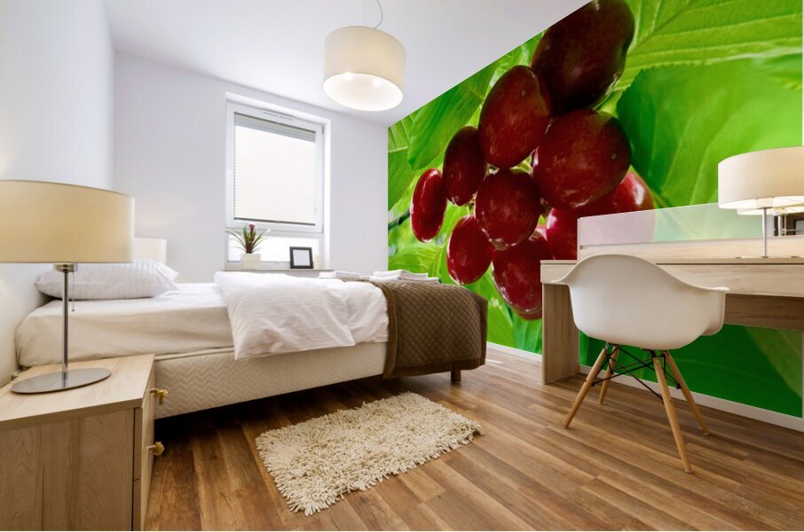 Jewels of the Canopy: The Hidden Orchard Crown Mural print