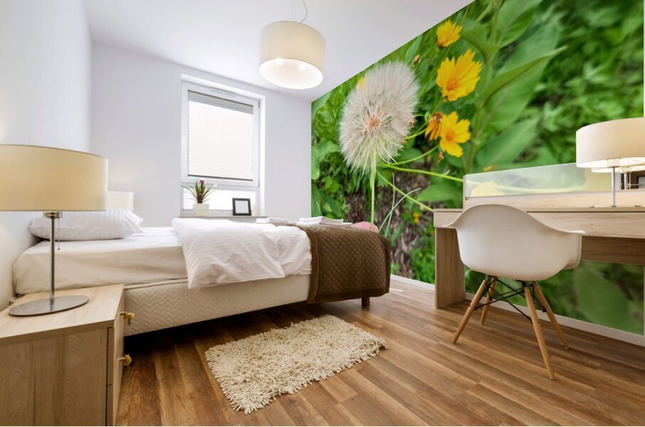 Cartography of a Wish Mural print