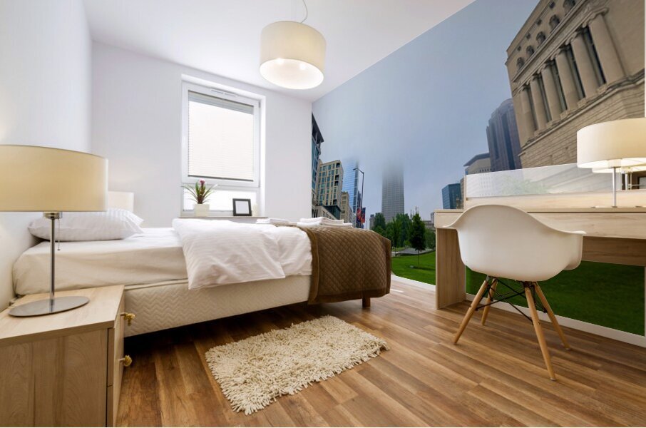 Fog Line Horizon Impression murale