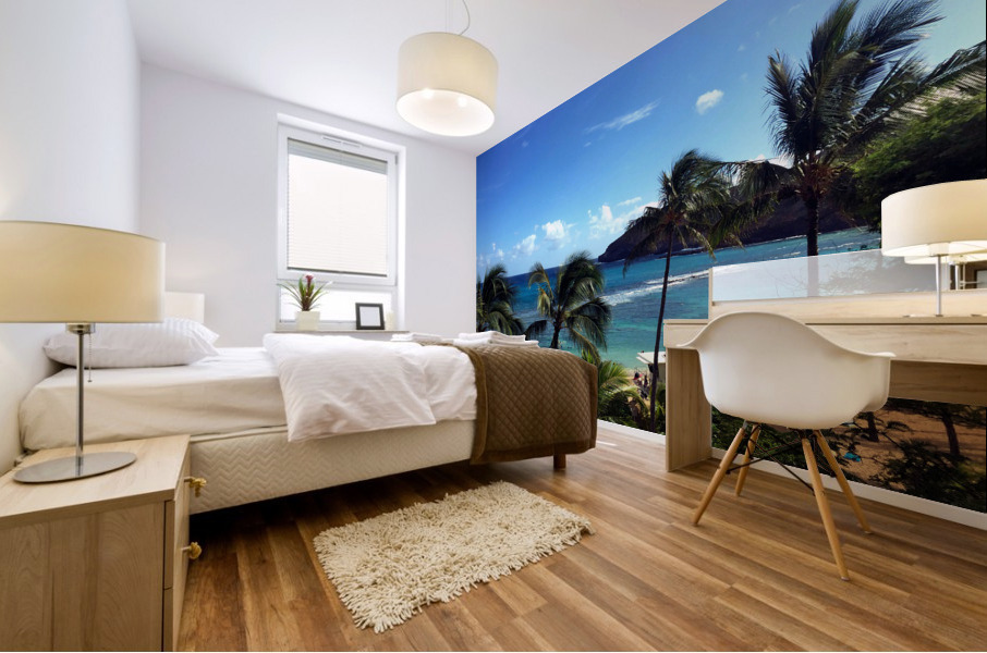 Hello Beaches Mural print