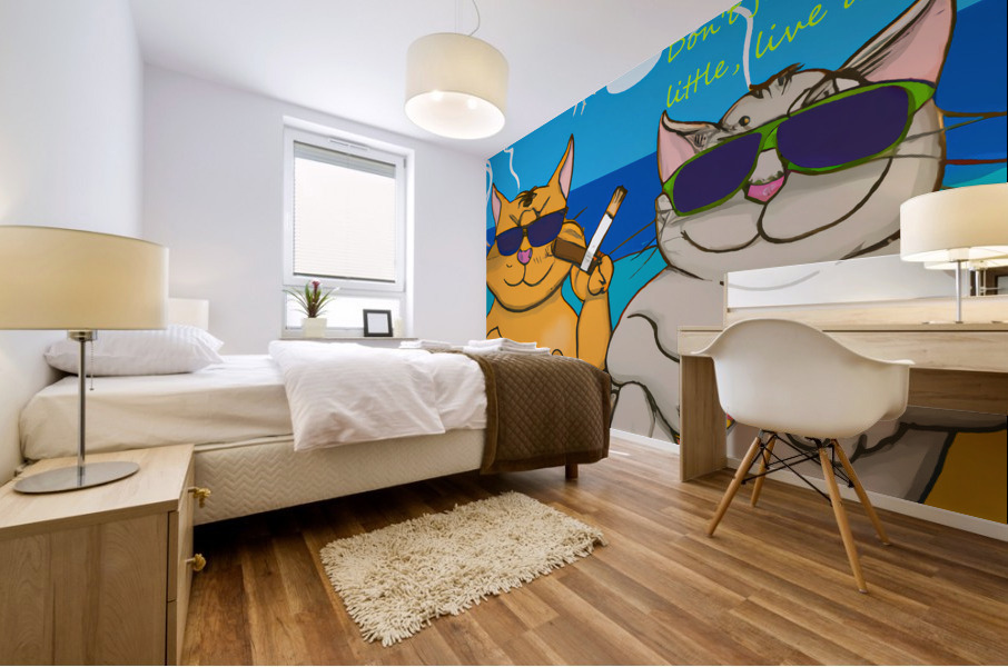BadCatz Beach Bums 1A Mural print