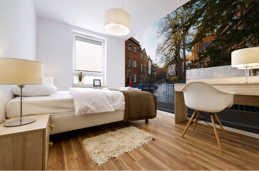 Quaking Bridge Oxford Mural print