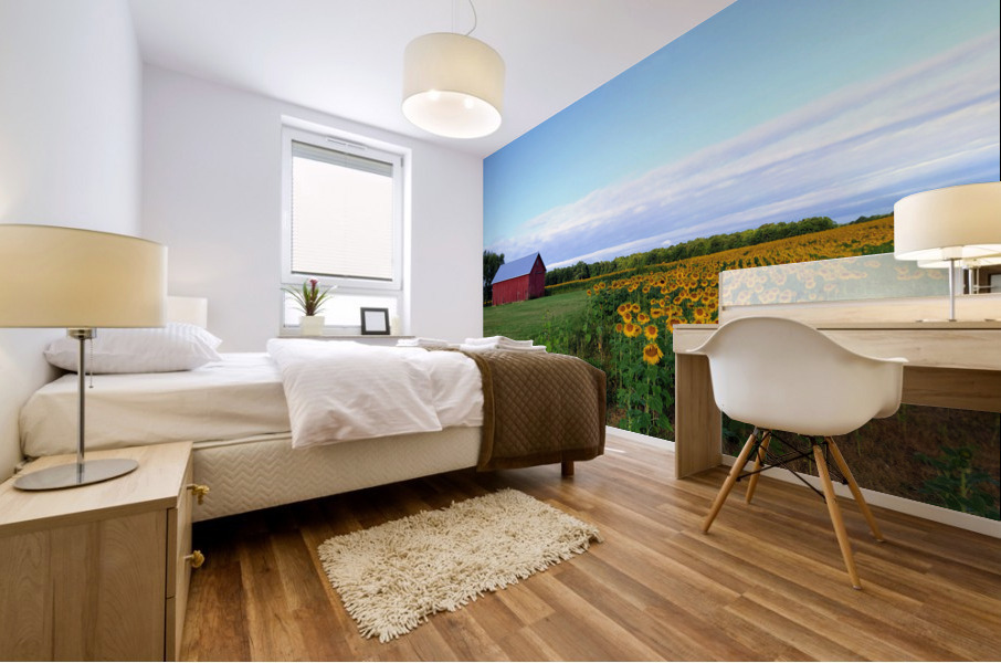 Golden Silence Mural print