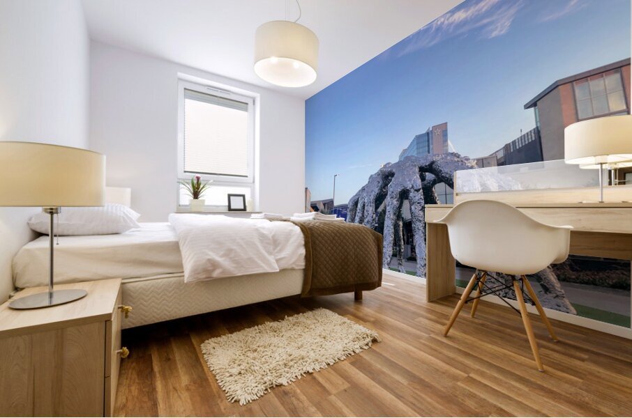 Chrome Convergence Impression murale